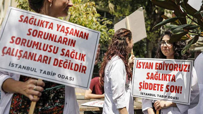 Sağlık çalışanlarına yönelik şiddet Diyarbakır’da protesto edildi