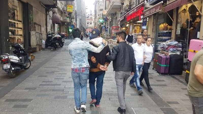 İstiklal Caddesi'nde hareketli dakikalar