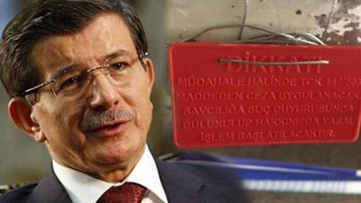 Davutoğlu'nun kiraladığı ofis mühürlendi