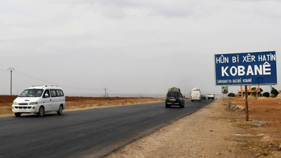 Rusya askeri polis konvoyu Kobani'de