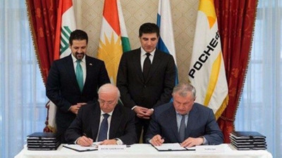 Iraklı Kürtler Rus Rosneft'le petrol anlaşması imzaladı