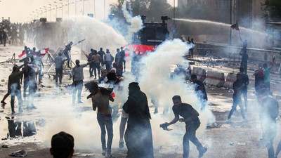 Irak'ta polis protestoculara ateş açtı: 13 ölü, 865 yaralı