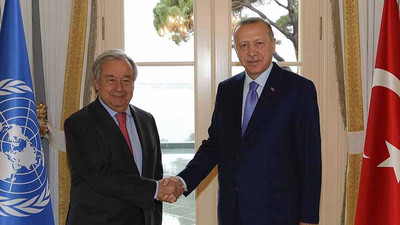 Erdoğan, BM Genel Sekreteri Guterres ile görüştü