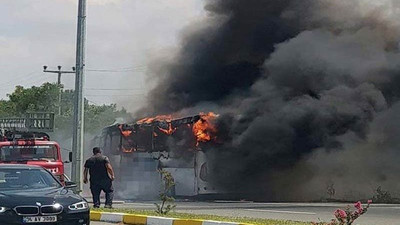 Bakanlıktan otobüs yangınlarına 'hafif kusurlu' raporu