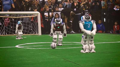 Robot futbolcular 2050'de insanlarla karşılaşacak