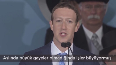 Mark Zuckerberg'in Harvard mezuniyet konuşması