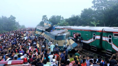 Bangladeş'te iki tren çarpıştı: 16 ölü, 48 yaralı