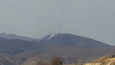 Bombalanan Şenyayla’da orman yangını çıktı