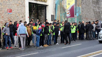 Maaşlarını alamayan işçilerden eylem: Bugün, yarın diyerek oyalıyorlar