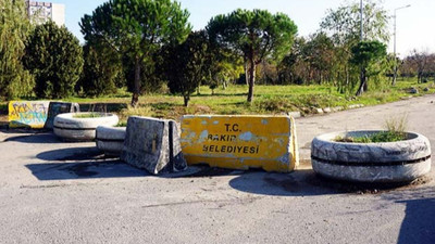 Bakırköy Belediyesi hafriyat önlemi engellilerin yolunu kapattı