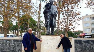 Atatürk Anıtı'na saldırı