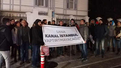 Kanal İstanbul protestosundaki gözaltılara tepki