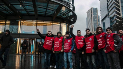 Metal işçilerinden faturalı protesto: Geçinemiyoruz