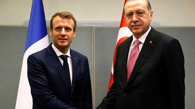 Erdoğan, Macron ile telefonda görüştü