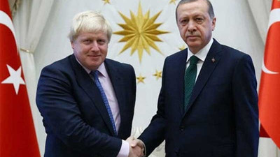 Erdoğan, Boris Johnson ile görüştü