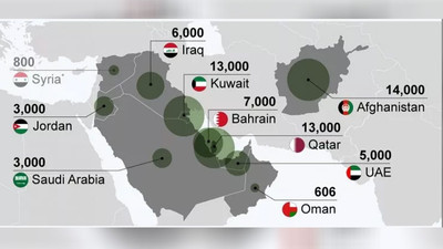 ABD’nin Ortadoğu’da nerede ve ne kadar askeri var?
