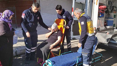 Diyarbakır'da mangal yakarken deodorant şişesi patladı