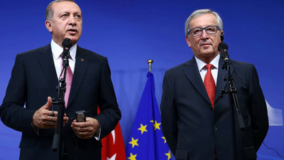 Juncker: Erdoğan'ın önünde diz çökmeyiz