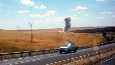 Askeri aracın geçişi sırasında patlama