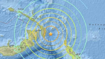 Papua Yeni Gine’de 6.2 büyüklüğünde deprem