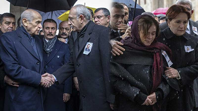 Kılıçdaroğlu, Akşener ve Bahçeli MHP'li Türkoğlu'nun cenazesinde