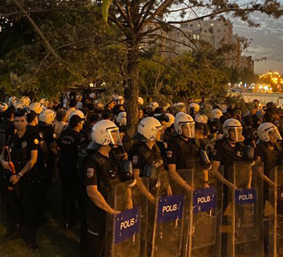 Akarsel protestosu | Diyarbakır'da 5 kişi gözaltına alındı