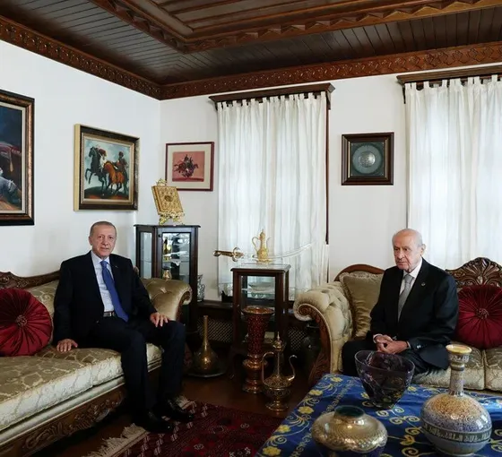 Erdoğan'dan Bahçeli'ye ziyaret