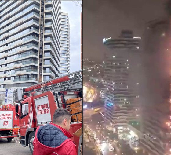 Kadıköy'de 24 katlı rezidansta bugün de yangın çıktı