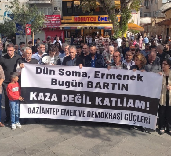 Antep Emek ve Demokrasi Güçleri: Kaza değil, kader değil, fıtrat değil, katliam!