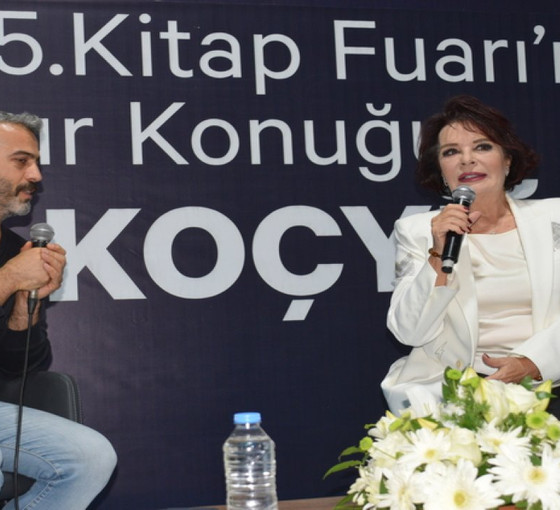 Hülya Koçyiğit, "Batman 5. Kitap Fuarı"nda söyleşiye katıldı
