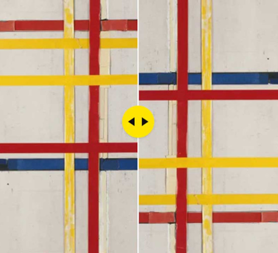 Mondrian'ın tablosunun 75 yıldır ters sergilendiği ortaya çıktı