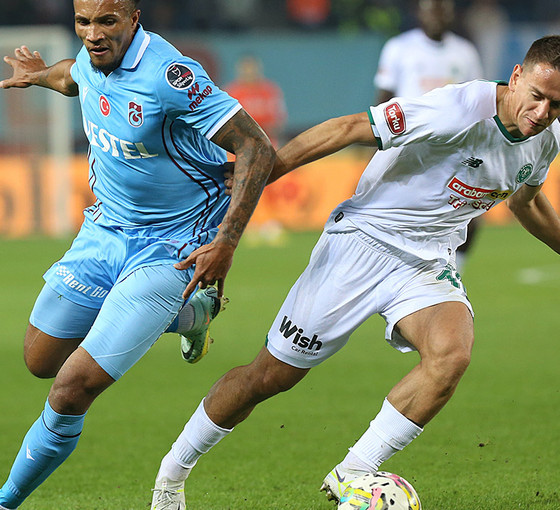Trabzonspor, Konyaspor'u beraberlikle uğurladı