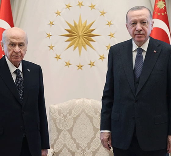 Erdoğan ve Bahçeli Beştepe'de görüşecek