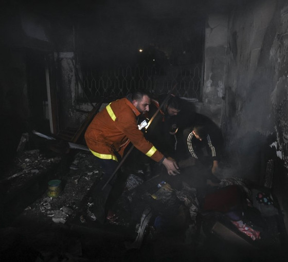 Gazze’deki Cebaliya mülteci kampında yangın: En az 21 ölü