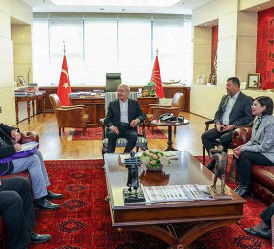 Kılıçdaroğlu, TTB heyetini kabul etti