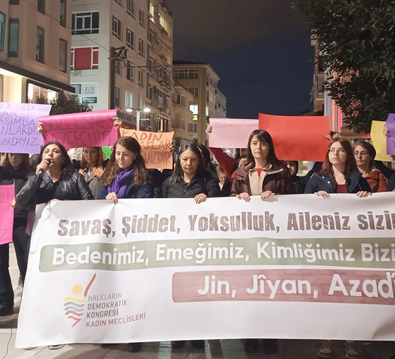 HDK Kadın Meclisi 25 Kasım öncesi sokaktan seslendi: Kadın dayanışması sınır tanımaz