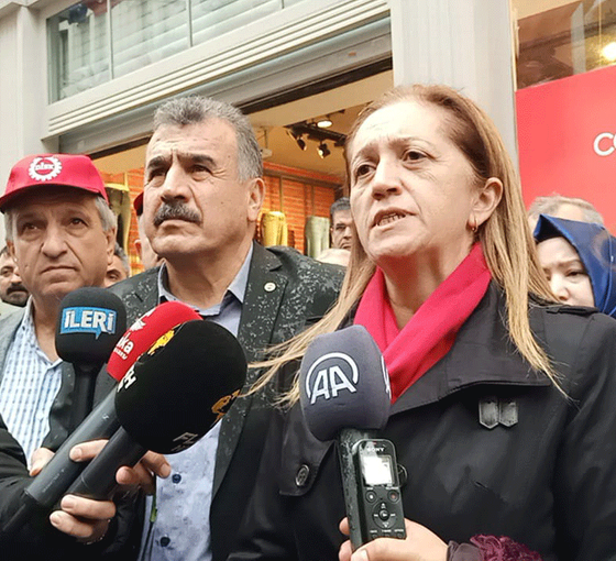 DİSK Genel Başkanı Çerkezoğlu İstiklal'de: İnsanlık dışı katliamı lanetliyoruz