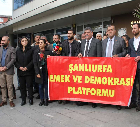 Urfa’da STK ve siyasi partilerden gösteri yasağına tepki