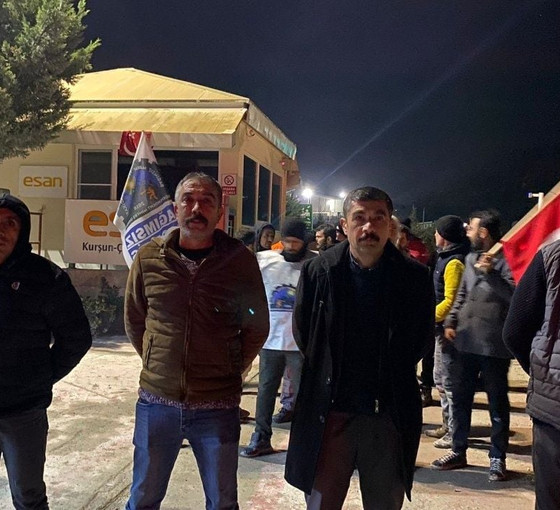 Eczacıbaşı Esan’dan kovulan işçiler madenin çıkışını kapattı