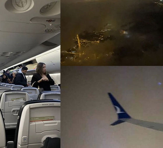 Antalya uçağı yağış nedeniyle 2 saat havada bekleyip Konya'ya indi