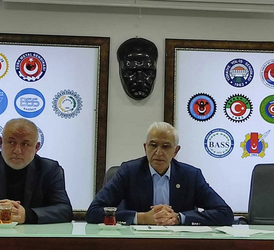 CHP, Türk-İş'i ziyaret etti: Saray iktidarı dönemi, emeğin hakkına çöküldüğü bir dönemdir