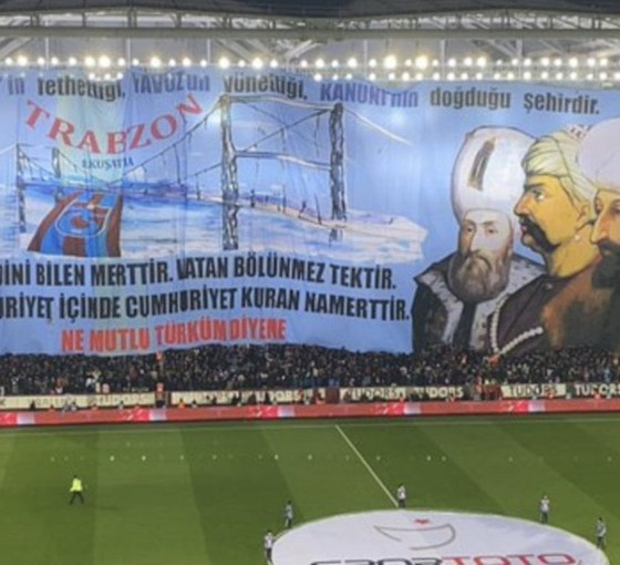 Trabzonspor pankartı tartışma yarattı: Yavuz Selim mi Şah İsmail mi?