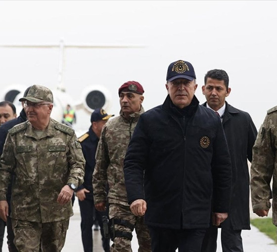 Hulusi Akar, Suriye sınırına gitti