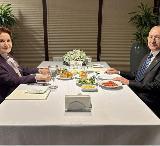 Kılıçdaroğlu ile Akşener Ahlatlıbel'de görüştü