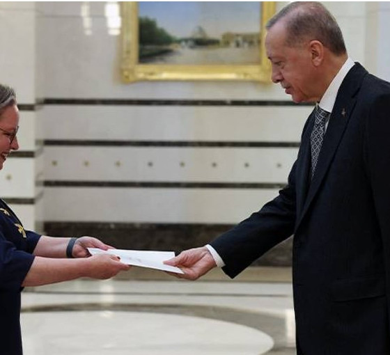 İsrail Büyükelçisi Lillian, Erdoğan'a güven mektubu sundu