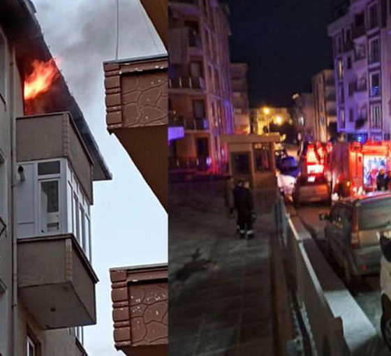 Kocaeli'de apartman yangını: Yatağa bağımlı hasta öldü
