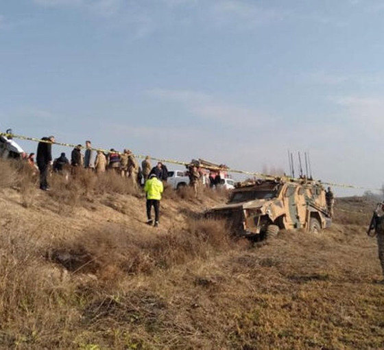 Iğdır'da zırhlı araç devrildi, 12 asker yaralandı