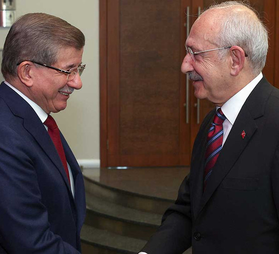 Davutoğlu, Altılı Masa toplantısı öncesi liderler turunda
