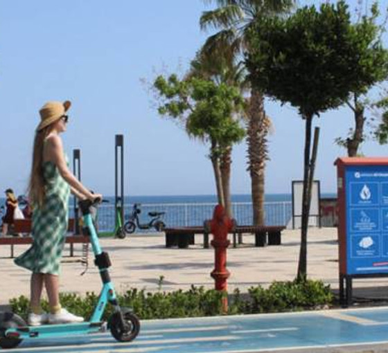 Antalya'da skuter için hız ve yol sınırı
