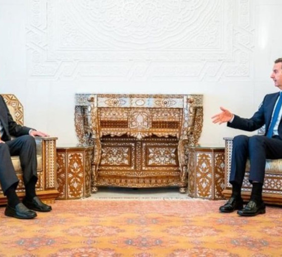 Beşar Esad, BAE Dışişleri Bakanı'nı Şam'da ağırladı